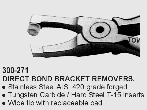 Direct Bond Bracket Removers
